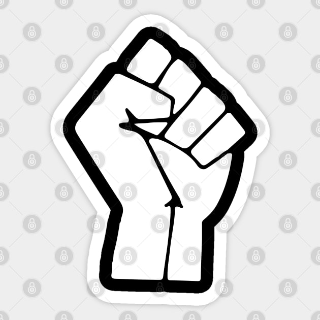 Protest Fist Sticker by inkstyl